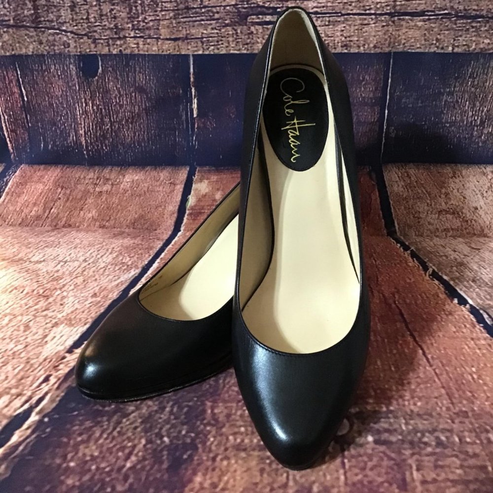 Cole Haan Air Margot Pump II Sz 7 Matte Black Heel